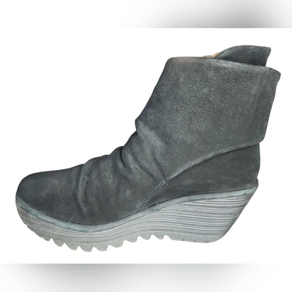 Fly London Yegi Suede Ankle Booties, Womens 37 EU (6.5-7 US) - Picture 7 of 10